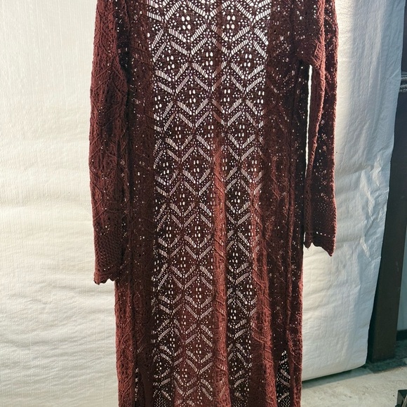 Freshman Women's Brown Cardigan Sweater - Picture 2 of 6